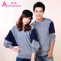 2012新款针织衫宽松套头秋<em>冬装情侣装</em>蝙蝠袖