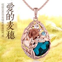 时尚水晶<em>毛衣</em>项链<em>饰品</em>长款<em>韩版</em>百搭复古<em>挂件</em>挂