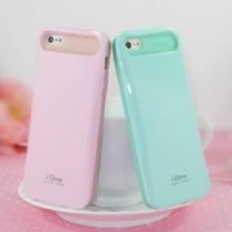 可爱时尚iPhone5夜光手机壳 苹果5代粉色系硅