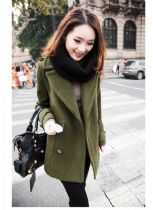 傲丝度2012冬正品专柜代购 毛呢大衣女外套加