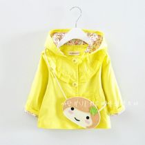 女童棉袄2011新款女大童棉衣外套厚1岁女宝宝