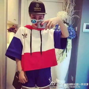 厂家直销潮牌服装一手货源 新款三叶草原标套