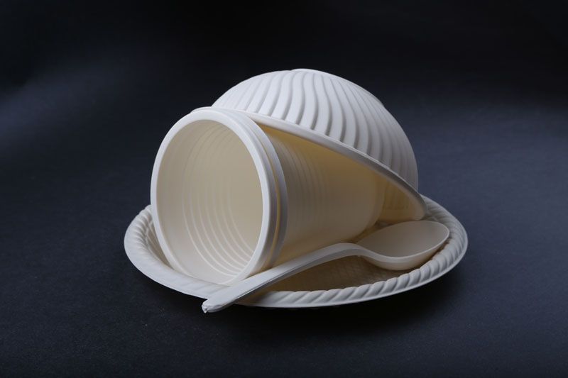 绿益康玉米淀粉一次性餐具厂家批发_淘宝义乌