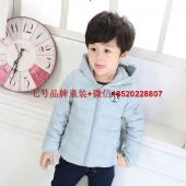 羽绒服货源品牌童装折扣批发 羽绒棉衣走份批发