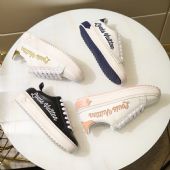 2018走秀款lv刺绣小白鞋 运动休闲板鞋工厂直