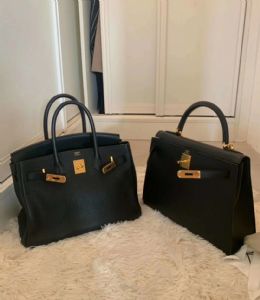 白富美爱背的小马kelly包 togo皮 *一手货源