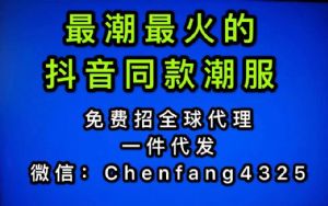 蕞潮蕞火的抖音同款潮牌服饰 一手货源  0元招代理 支持一件代发图片